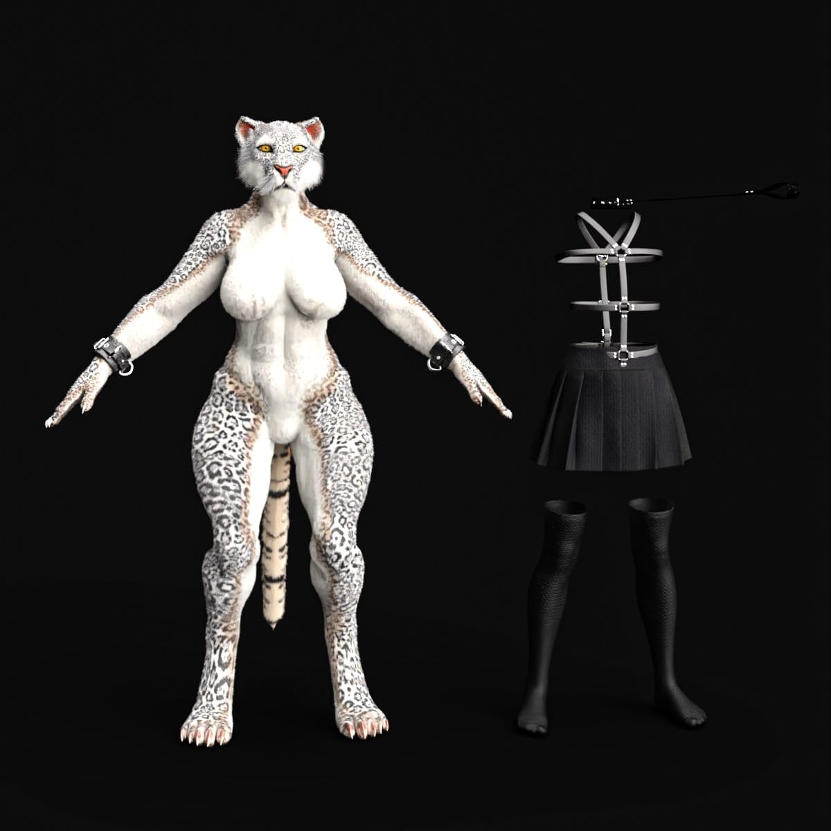 Custom VRChat Avatar Art & Concept Design | MyFurryRefSheet