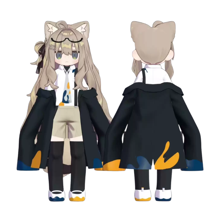 VRChat After School Puppy Outfit - Casual Fursona Avatar Clothing - Image 5