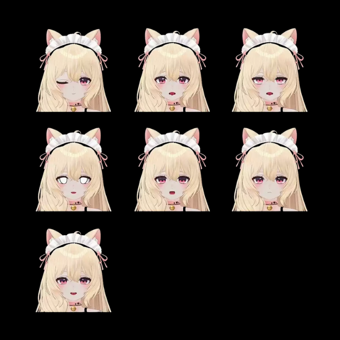 AIRA VRChat Avatar Model — Cute Blonde Humanoid Anime Character - Image 3