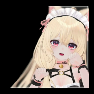 AIRA VRChat Avatar Model — Cute Blonde Humanoid Anime Character