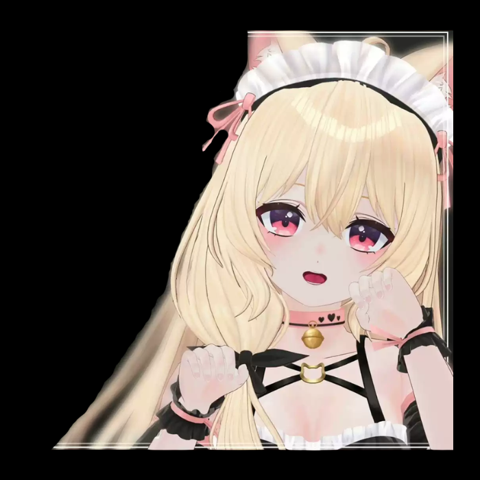 AIRA VRChat Avatar Model — Cute Blonde Humanoid Anime Character