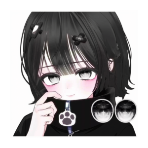 VRChat “Hug Me” Custom Eye Texture — Pastel Anime Fursona Eyes