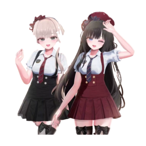 British Classic School Uniform Clothing for VRChat Avatars