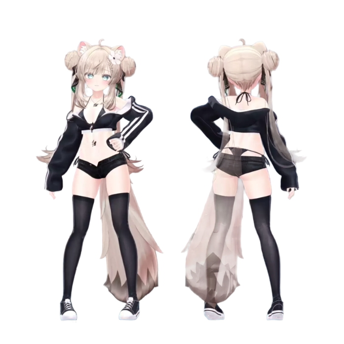Casual Beach Rebel VRChat Outfit Set – 6 Avatar Compatible - Image 2