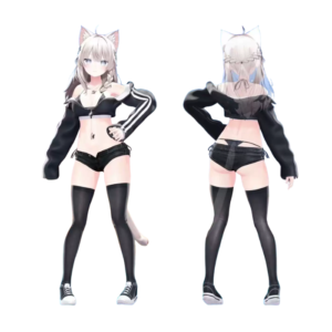Casual Beach Rebel VRChat Outfit Set – 6 Avatar Compatible
