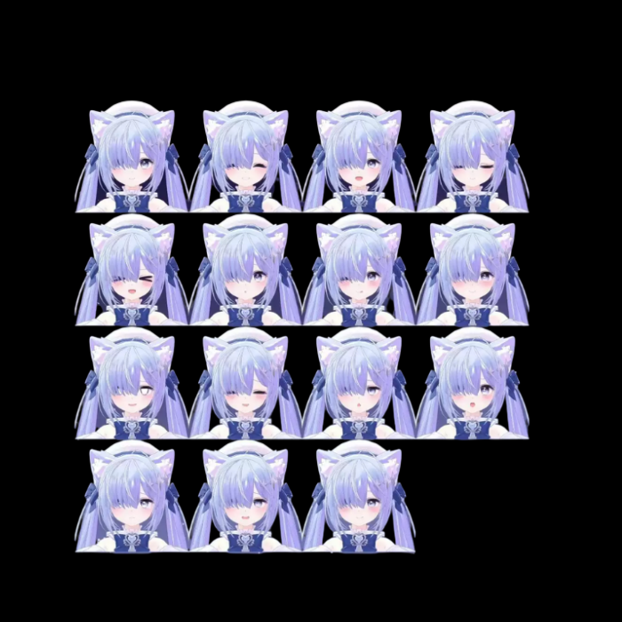 Ciel VRChat Avatar Model v11 — Cute Purple Catgirl Character - Image 4