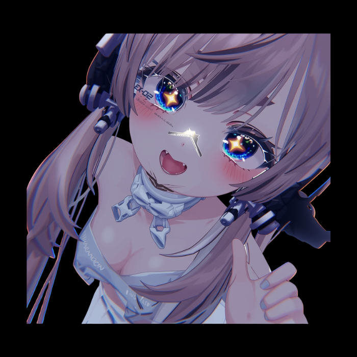 Cyberpunk VRChat Texture Mapping for Manuka – Neon Anime Avatar Texture - Image 3