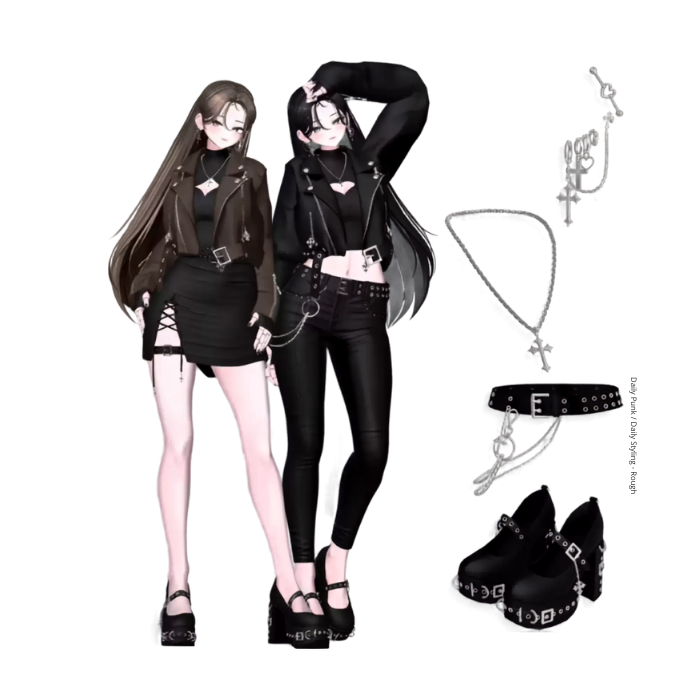 Daily Punk VRChat Clothing Set - Image 4