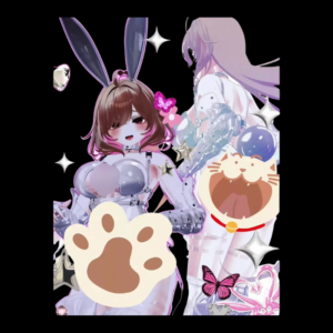 VRChat Glass Rabbit Outfit – 6-Avatar Compatible Clothing