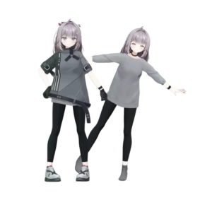 Honoka v12 VRChat Avatar – Cat-Ear Anime Character