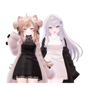 Knit Dress VRChat Outfit — Cute 3D Character Dress
