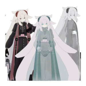 Lava.ju Modified VRChat Avatar – Color Variations Model