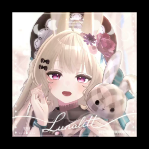 Lunalitt VRChat Avatar Model — Cute Anime-Inspired Fursona Character