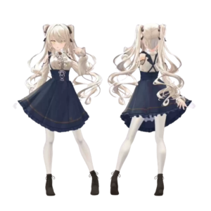 Lzebul VRChat Avatar – Elegant Blonde Anime Character