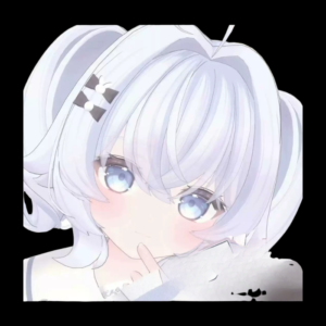 Marshmero VRChat Character Model — Soft White-Haired Anime Avatar