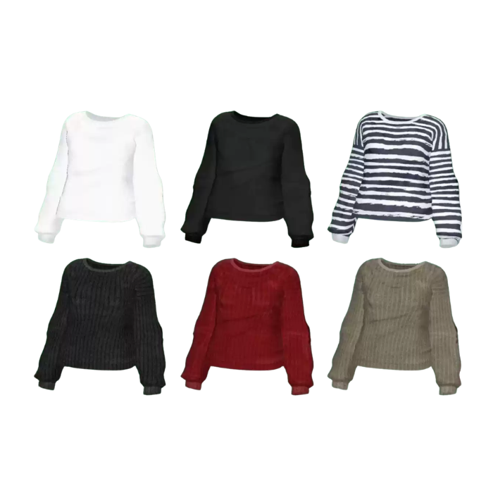 VRChat Marycia Long Tee – Casual Avatar Top - Image 5