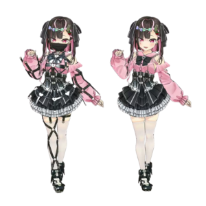 Mitsumura Hihan VRChat Avatar – Twin-Tail Anime Character