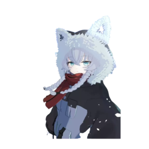 Moko VRChat Furry Avatar — Arctic Wolf Character Model