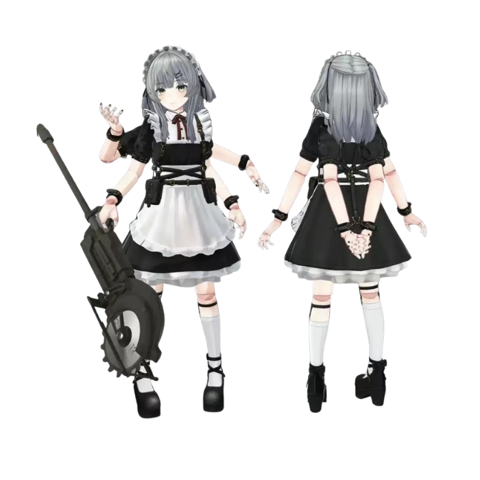 Nectalia VRChat Avatar Model v102 — Gothic Maid Character - Image 3