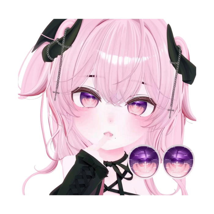 VRChat “Hug Me” Custom Eye Texture — Pastel Anime Fursona Eyes - Image 3