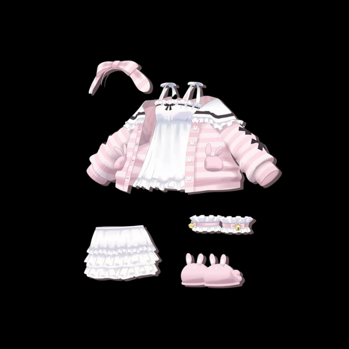 Usaisan Roomwear Cute VRChat Outfit - Image 5