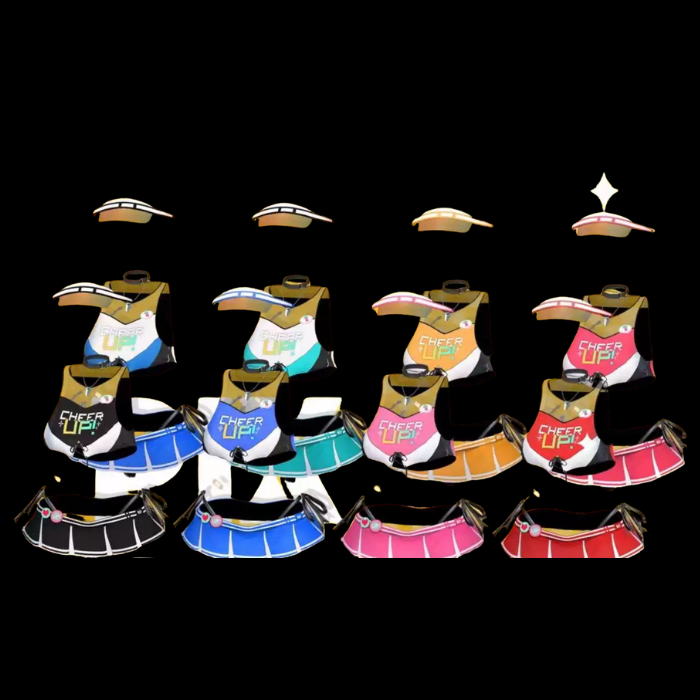 VRChat Pix Cheer Cheerleading Uniform – 7-Model Cheer Outfit - Image 4