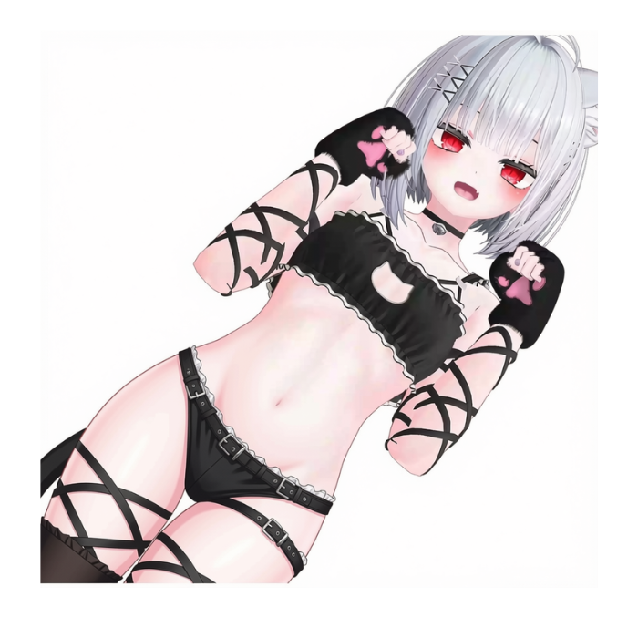 VRChat Secret Cats Clothing Outfit for Manuka Avatar