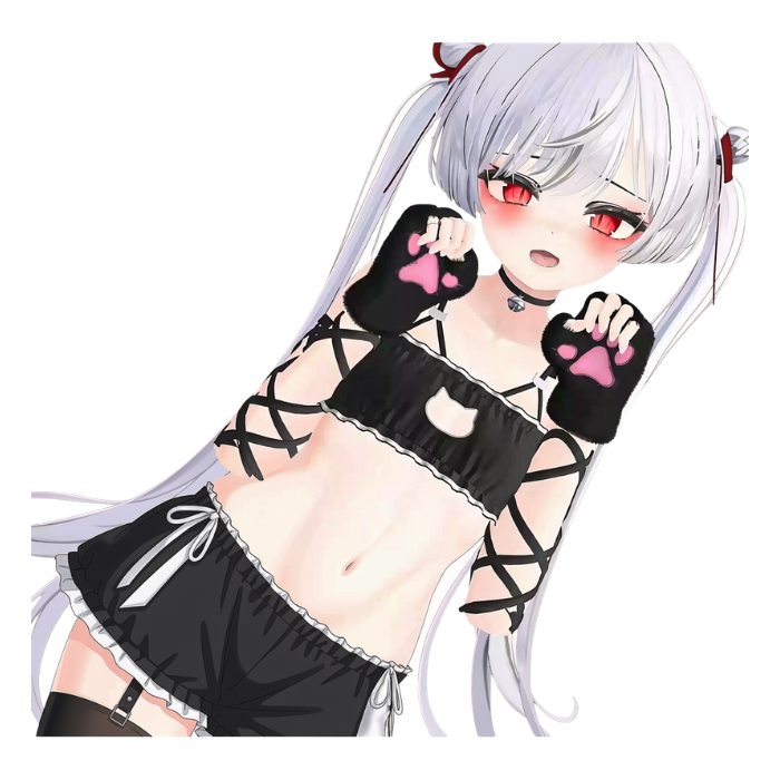 VRChat Secret Cats Clothing Outfit for Manuka Avatar - Image 4