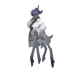 Sika Deer Boy Furry VRChat Avatar – Unique Antler Character