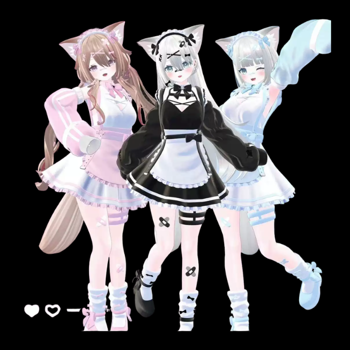 Sophina V12 VRChat Avatar Model – Cute Anime Fursona Character - Image 5