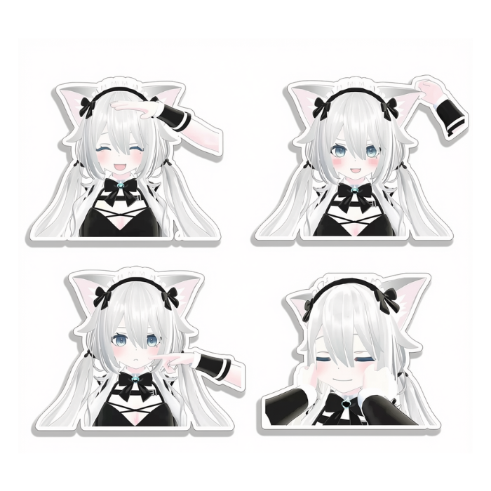 Sophina V12 VRChat Avatar Model – Cute Anime Fursona Character - Image 4