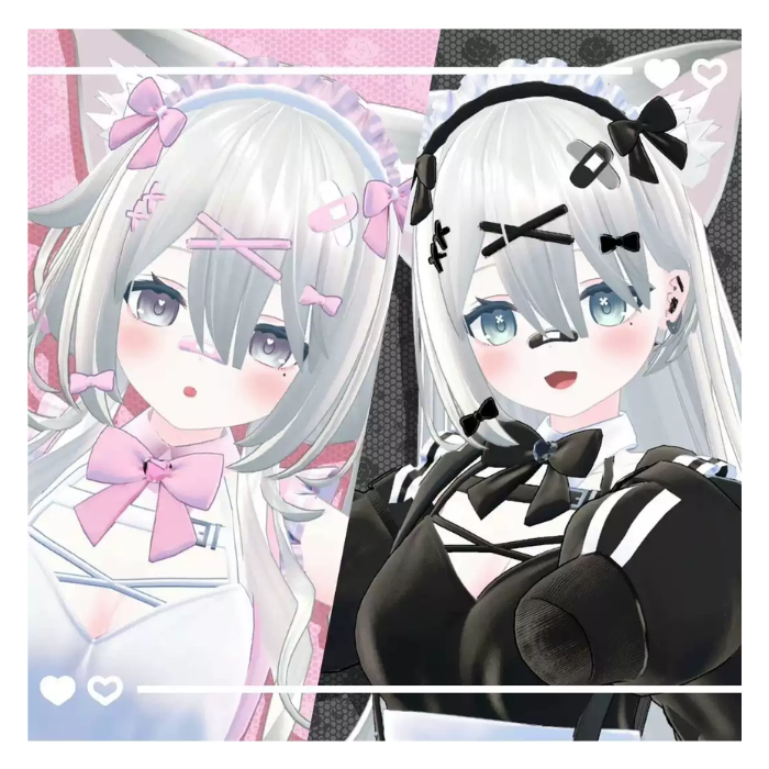 Sophina V12 VRChat Avatar Model – Cute Anime Fursona Character - Image 3