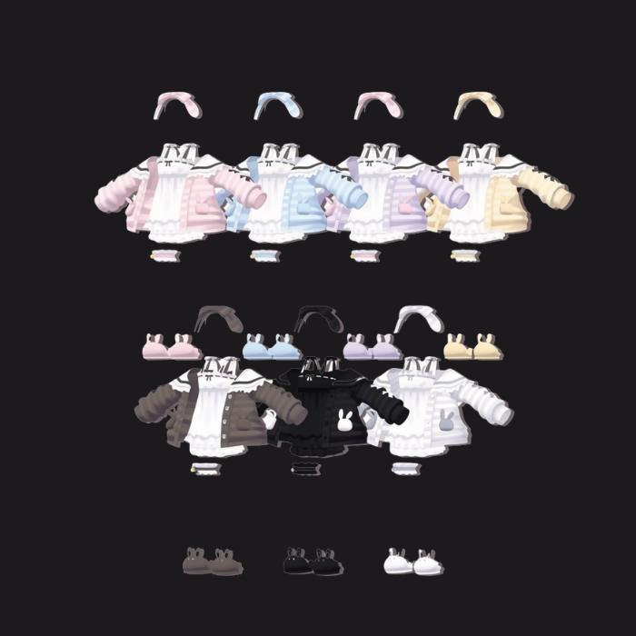 Usaisan Roomwear Cute VRChat Outfit - Image 4