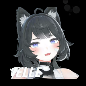 Velle VRChat Avatar Model v13 — Black Catgirl Character