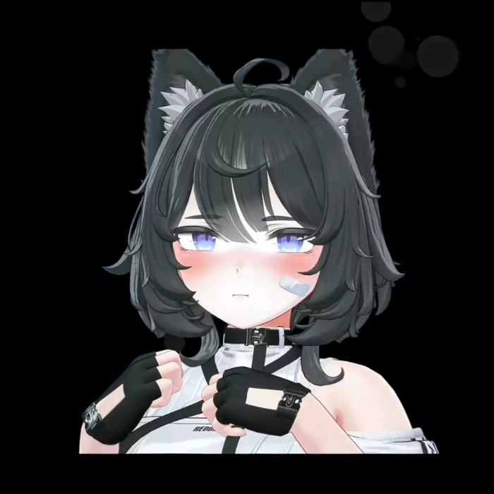 Velle VRChat Avatar Model v13 — Black Catgirl Character - Image 4