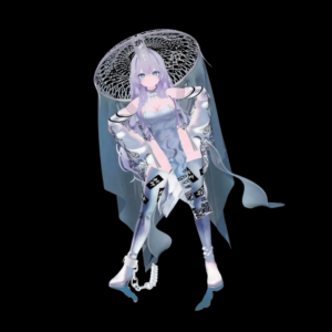 VRChat Black Mist Clothing Set – Dark Fantasy Avatar Outfit