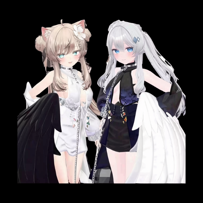 VRChat Broken Wings Outfit — Gothic Angel 8-Avatar Clothing Set - Image 3