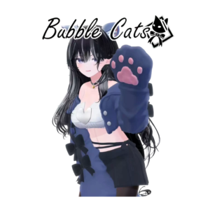 VRChat Bubble Cats Full Outfit — Cute Cat-Themed Avatar Clothing Set