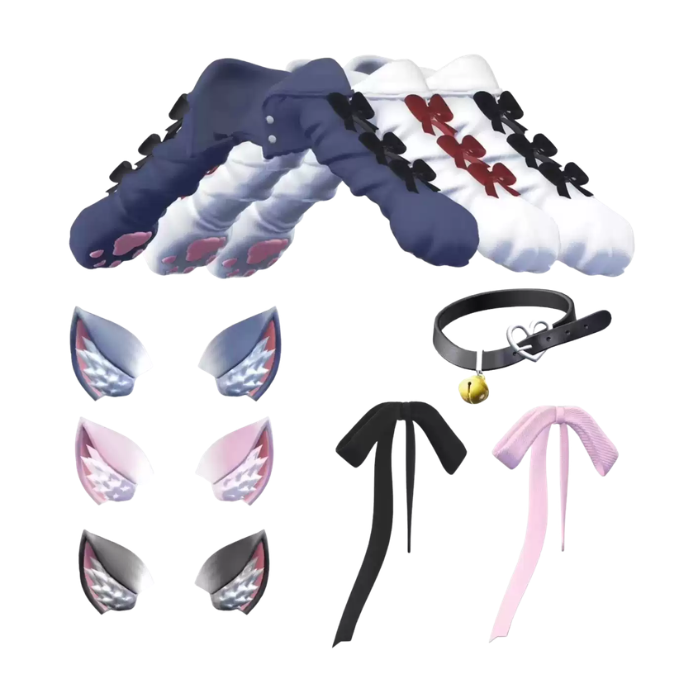 VRChat Bubble Cats Full Outfit — Cute Cat-Themed Avatar Clothing Set - Image 5