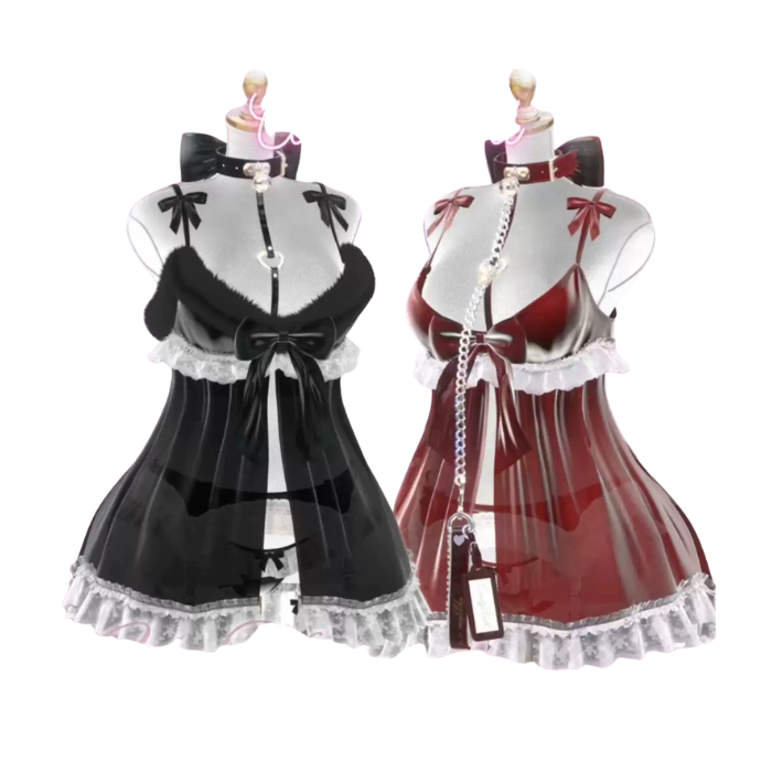 VRChat Candy Doll Clothing Set – Sweet Pink & White Outfit Collection - Image 5