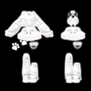VRChat Cat Step 10 Compatible Full Outfit