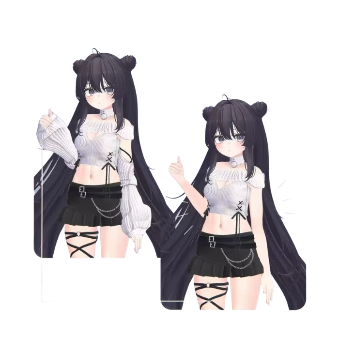 VRChat Dazzling Look 11 Clothing Set – Stylish Avatar Outfit - Image 3
