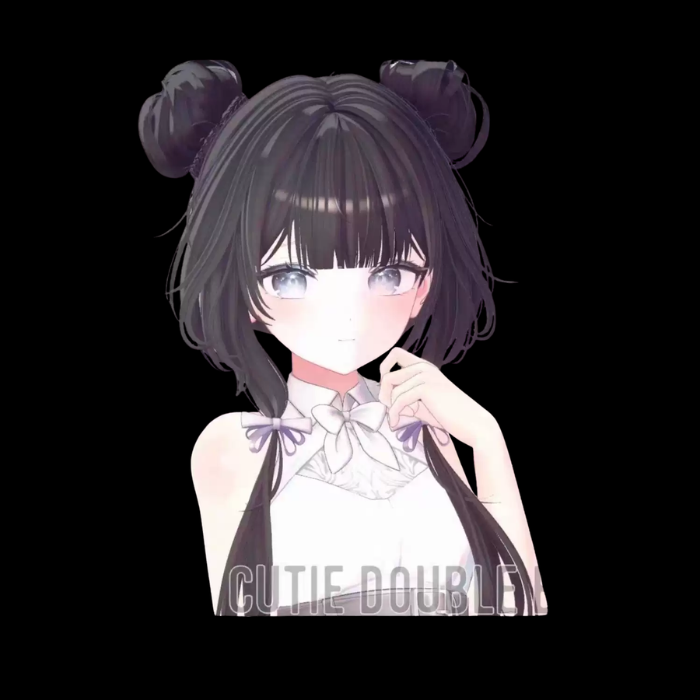 VRChat Double Bun Hairstyle 7 for Fursona Avatars - Image 4