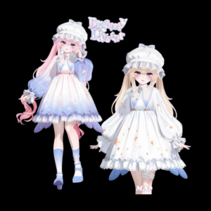 VRChat Dreamy Daystar Clothing Set – Pastel Dream Doll Outfit Collection