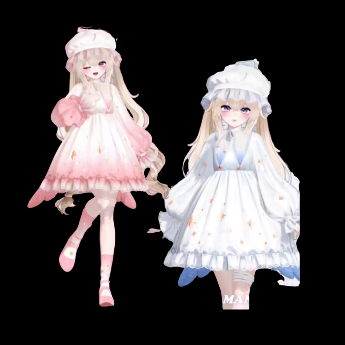 VRChat Dreamy Daystar Clothing Set – Pastel Dream Doll Outfit Collection - Image 4