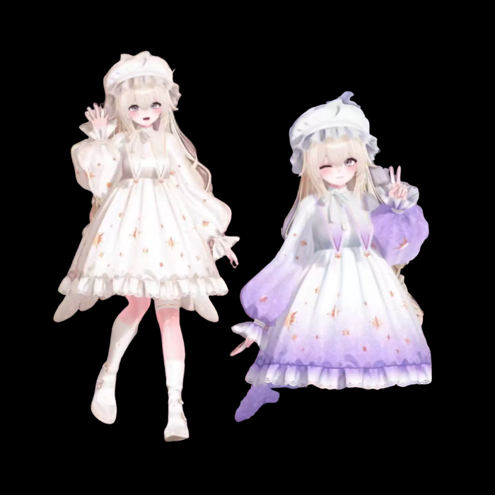 VRChat Dreamy Daystar Clothing Set – Pastel Dream Doll Outfit Collection - Image 3