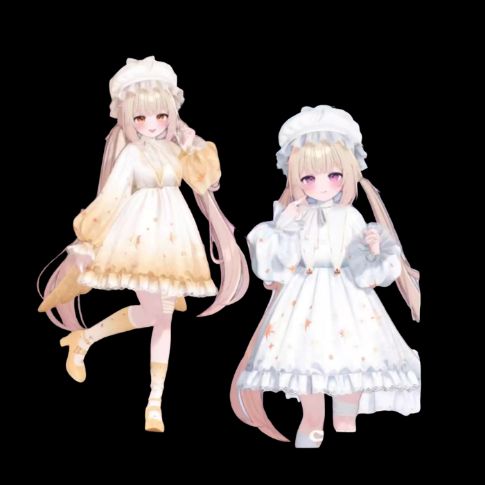 VRChat Dreamy Daystar Clothing Set – Pastel Dream Doll Outfit Collection - Image 2