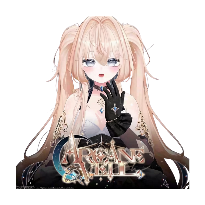VRChat Hairstyle Model 7 – Long Twin-Tail Hair for Arcane Veil - Image 3