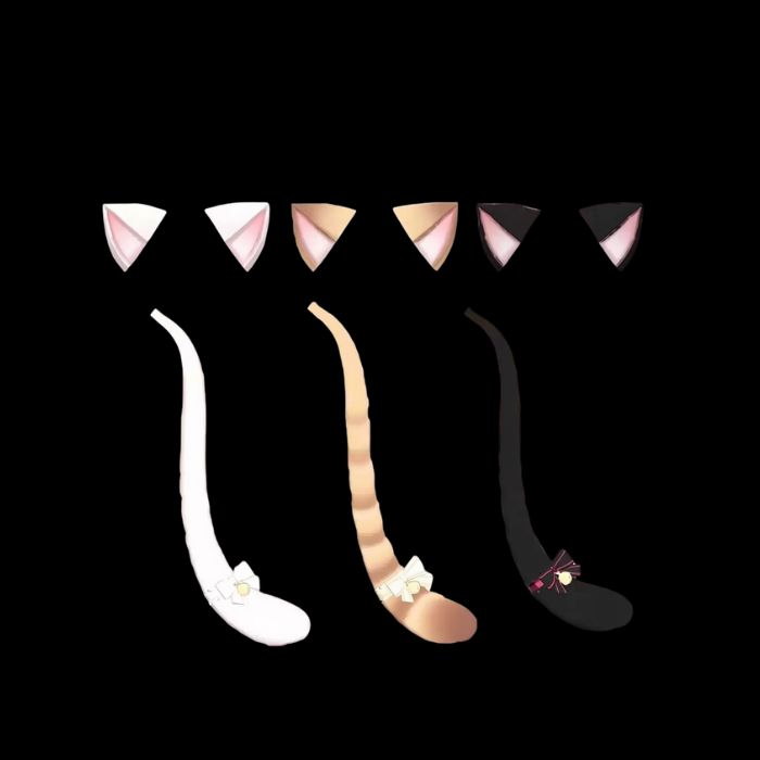 VRChat Lovely Neco Bikini Outfit — Cute Catgirl Avatar Clothing Set - Image 4