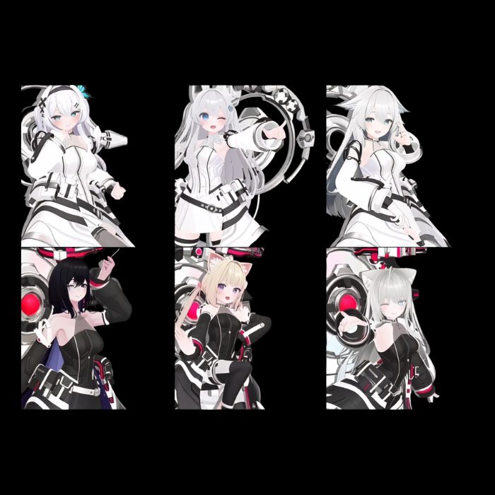 VRChat Nexus Plume Mecha Outfit – Futuristic Cyber Angel Clothing - Image 2